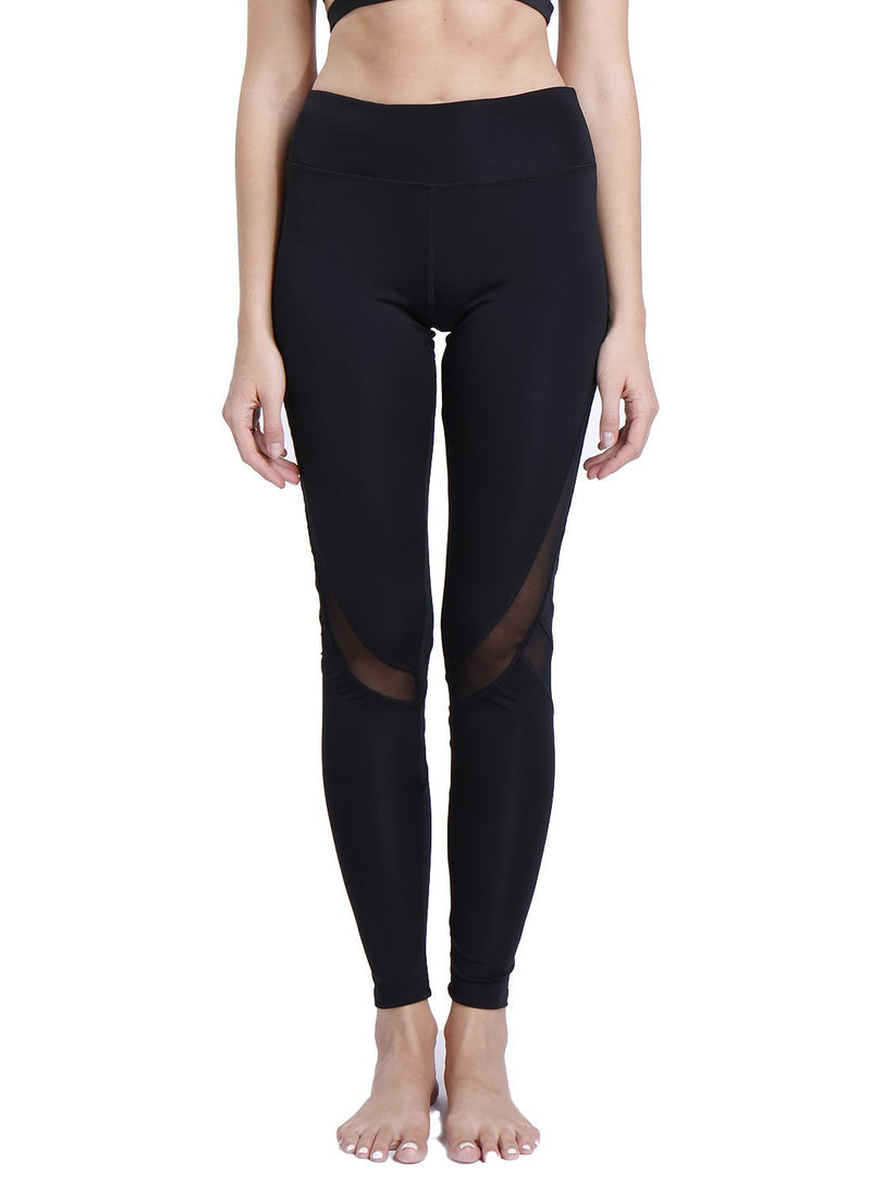 Irregular Mesh Stitching Yoga Pants for Women Fitness