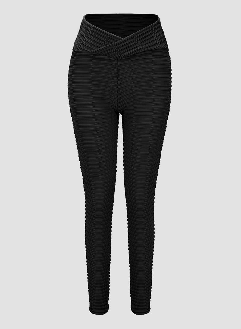 Fittoo Breathable Textured Comfy Leggings