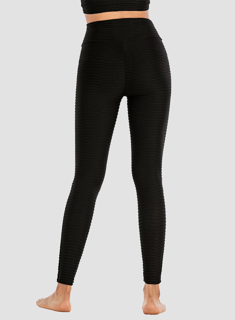 Fittoo Breathable Textured Comfy Leggings