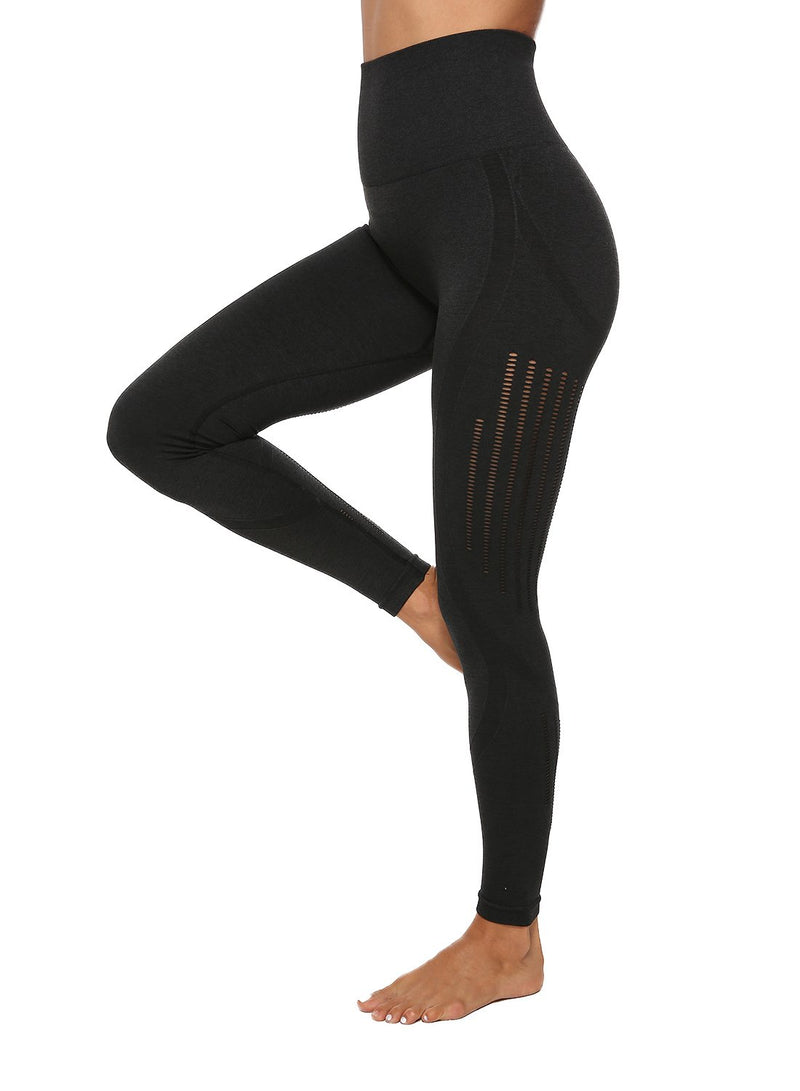 Women's Ultra Soft Seamless Hollow Yoga Pants High Waisted Leggings-JustFittoo