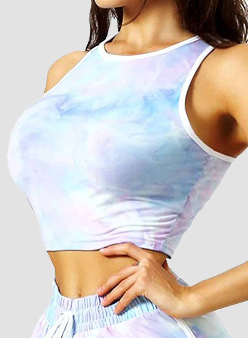 Multiple Color Unique Tie-dyed Top