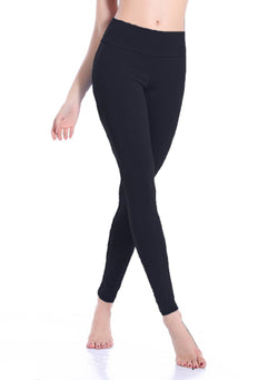 Women's Solid Color Workout Running Yoga Pants-JustFittoo