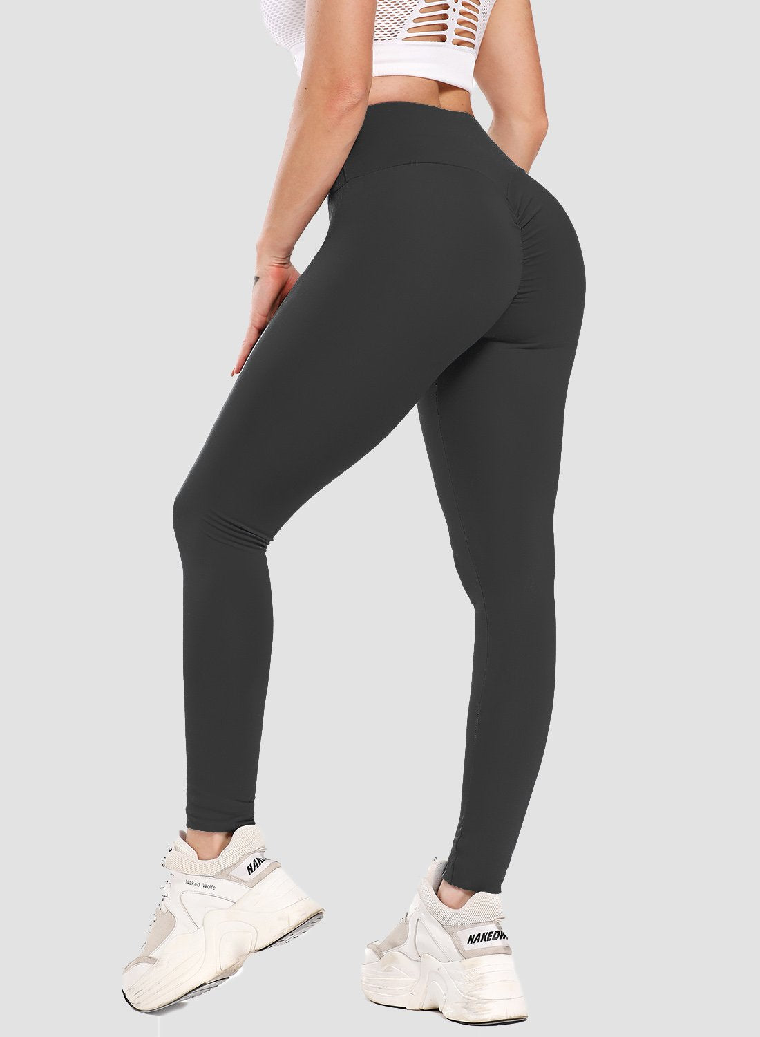 Scrunch Booty High Elastic Ultra Comfy Leggings-JustFittoo