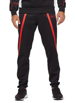Men's Velvet Contrast Color Thermal Casual Pants