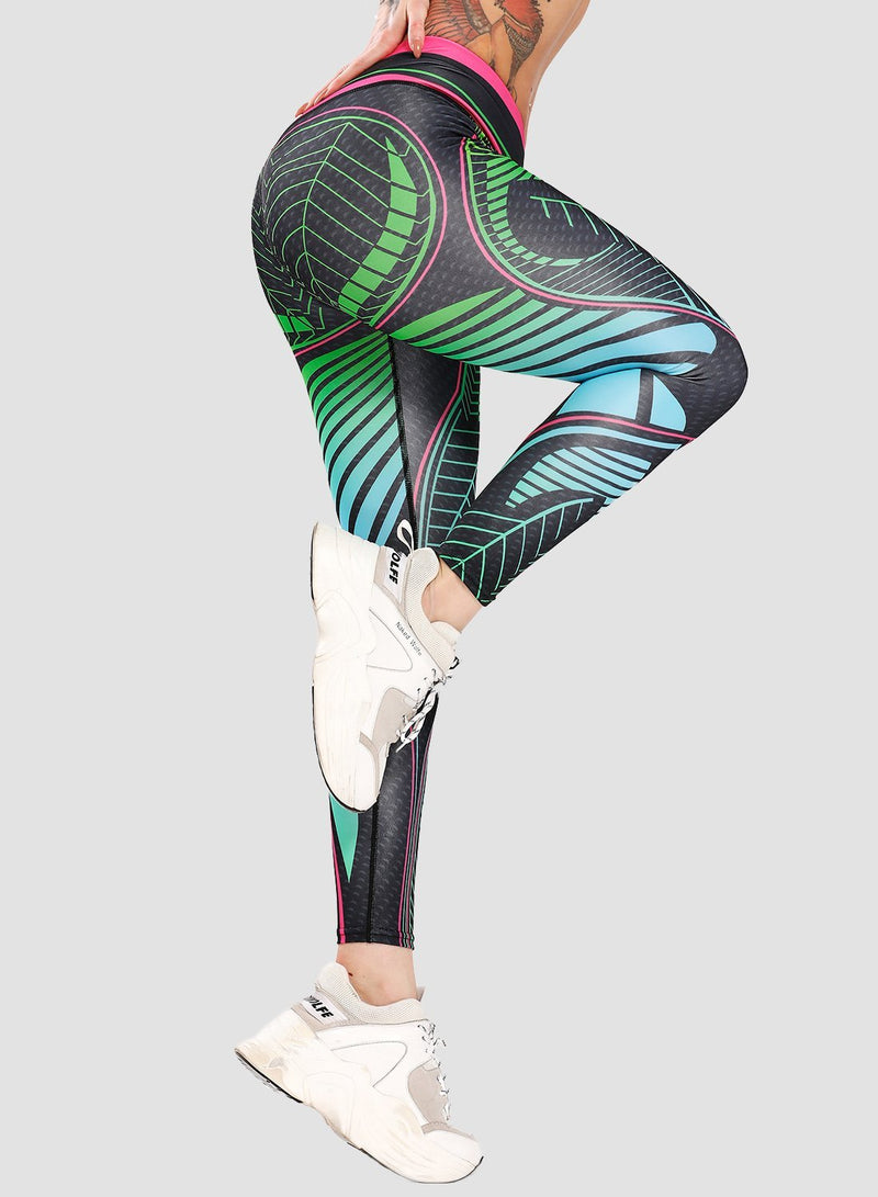 Slim Fit Elastic Waistband Leggings-JustFittoo