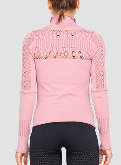 Hollow Out Ruffled Lapel Top