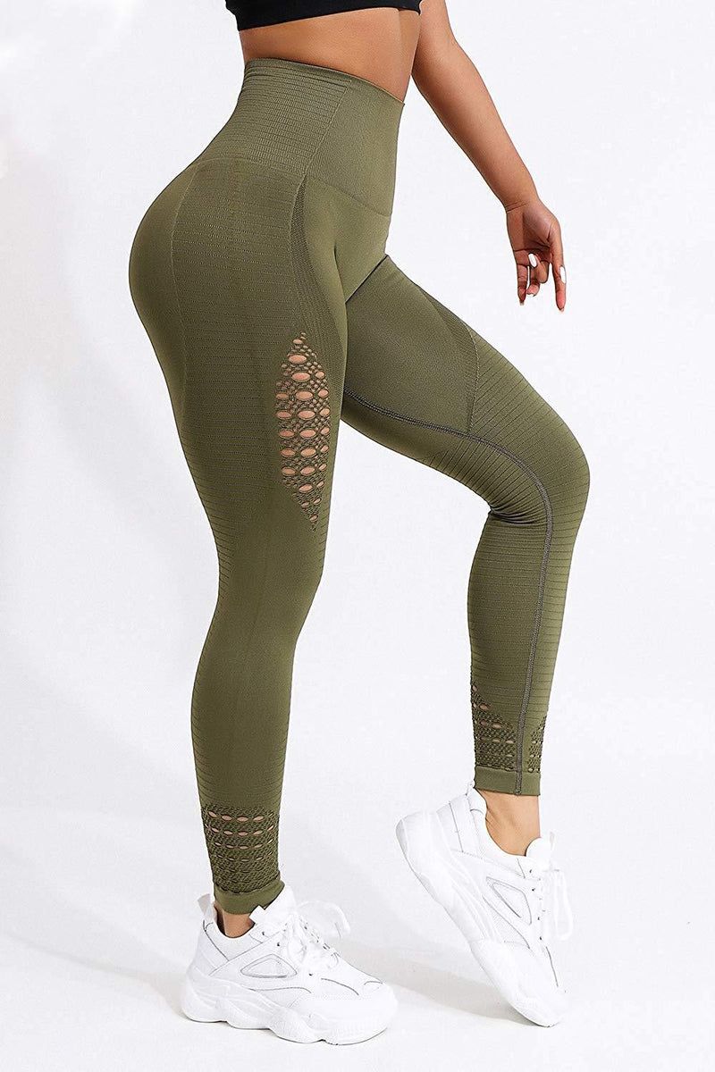 Form Fitting Yoga Pants Soft Fitness Leggings-JustFittoo