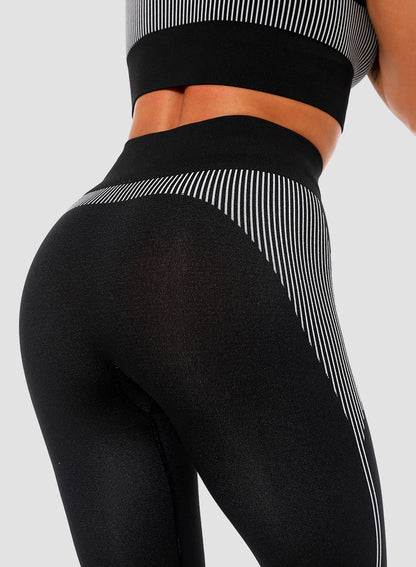 Two-tone Breathable Low-intensity Exercise Leggings