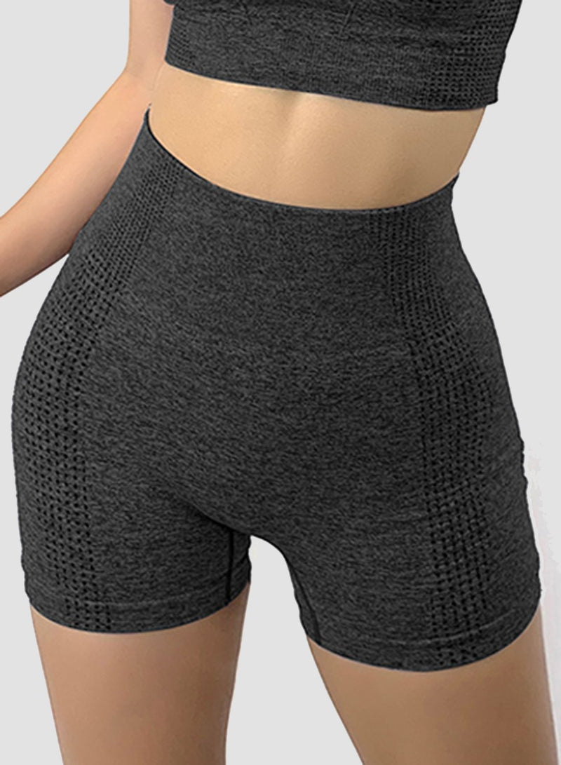 Seamless Comfy Hollow Out Shorts