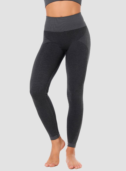 Two-tone Breathable Low-intensity Exercise Leggings