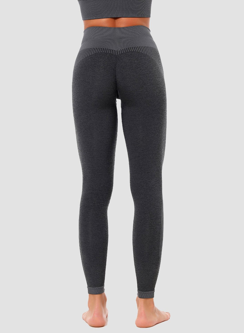 Two-tone Breathable Low-intensity Exercise Leggings