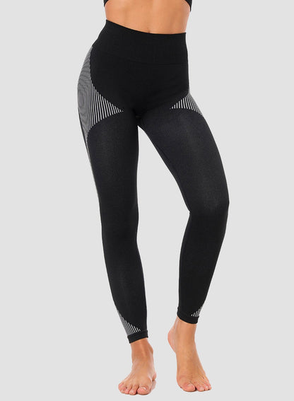 Two-tone Breathable Low-intensity Exercise Leggings