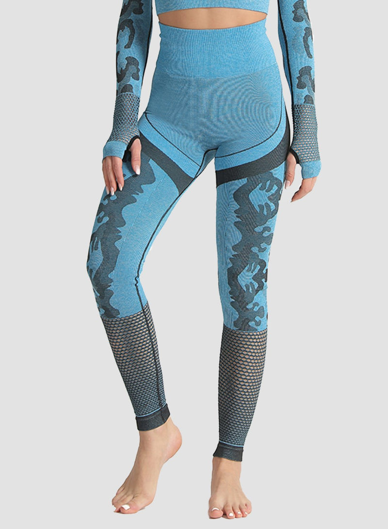 Camo Super Stretchy Breathable Leggings-JustFittoo