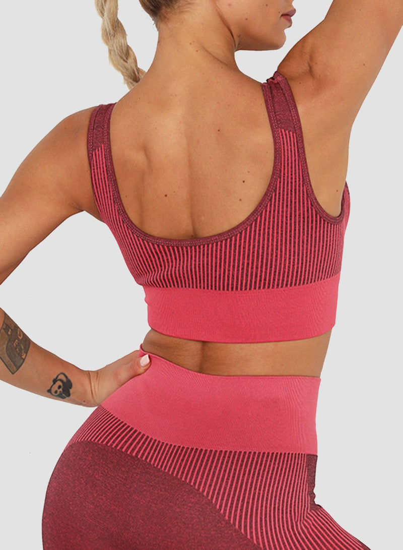 Two-tone Breathable Low-intensity Exercise Top