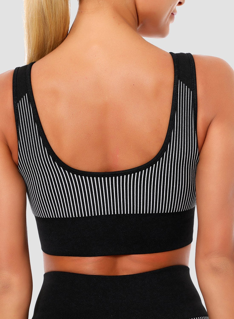 Two-tone Breathable Low-intensity Exercise Top